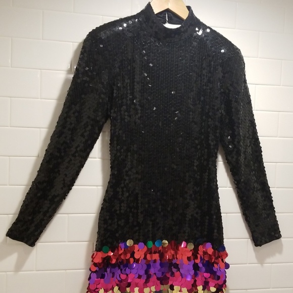 Disco Party Dress 70s and 80s vintage - Picture 2 of 10